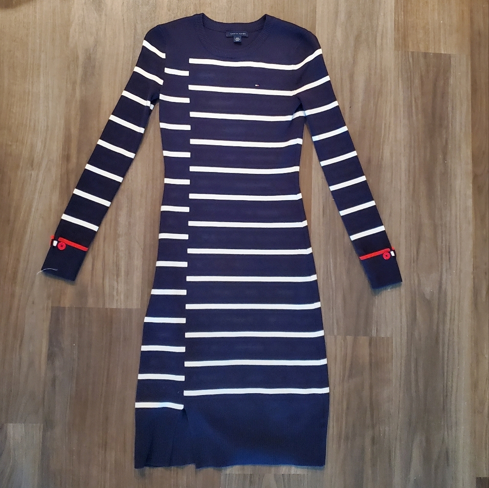 TOMMY HILFIGER - Navy Stripes Dress